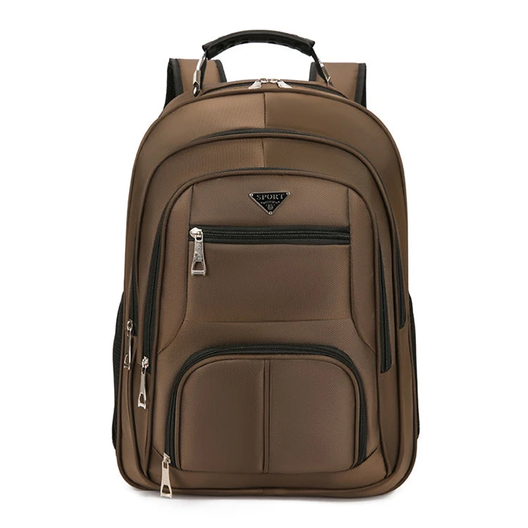 Custom Oxford 600d Large Black Boys Plain Simple Duffle Classic Backpack for Everyday