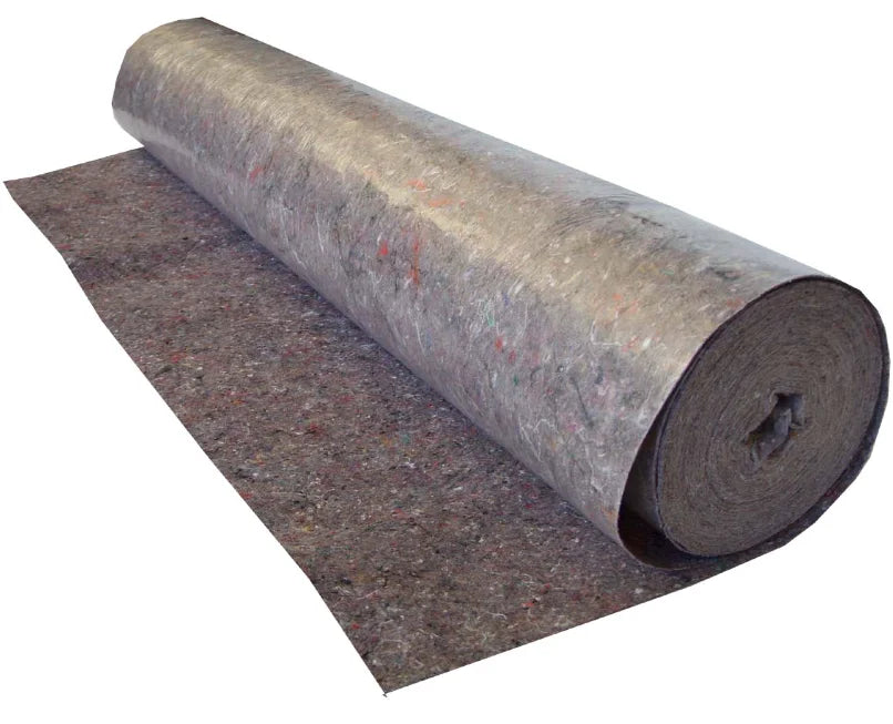 Painter Felt Sheet Cover 1x50m Breathable Waterproof 100% Polyester Recycled Nonwoven Fleece Floor Protection