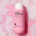 400ml HDPE Soft Touch Plastic Material Body Wash Bottle With Cap Packaging