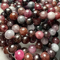Wholesale Natural AAA Colorful Spinel Smoorh  Round Stone Loose Beads for Jewelry Making Design DIY