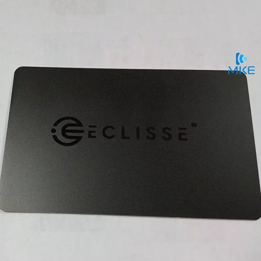 Matt Black Uv Custom Plastic Pvc Cards