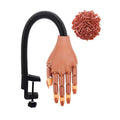 OEM/ODM Mannequin Hands for Nail Beauty Beginner Practice Use Flexible Bendable ABS Nail Training Practice Hand