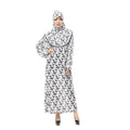 OEM Black Muslim Abaya Women's Dress with Elastic Headscarf and Robe Polyester Material Dropshipping/Wholesale Available