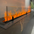 Inno-Fire 30 Inch Water Steam Fake Fire Chimney 3d Electric Fireplace