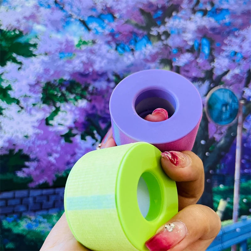 Wholesale Sensitive Skin Eyelash Tape in Pink Green Blue for Eye Lash Extension Beauty Tool Lash Tape