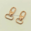 Stock Supply Bag Accessories 19 X 51mm 25 X 52mm Shiny Rose Gold Metal Bag Snap Hook