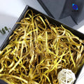 China Double Recyclable Glitter Red Crinkle Shredded Specialty Paper Uncoated Waterproof 35g/m for Gravure Printing Gift Box