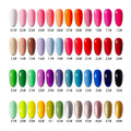 Hot Sale Low MOQ Private Label 10ml Rich Pigment Smooth Draw Non-Toxic 48 Colors Creative Nail Salon UV Gel Liner Polish 60s