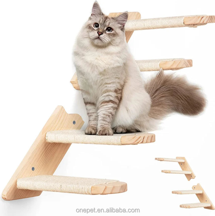 Cat Climbing Tree Cat Wall Hammock Perches Sleeping Pet Cat Wall Shelves