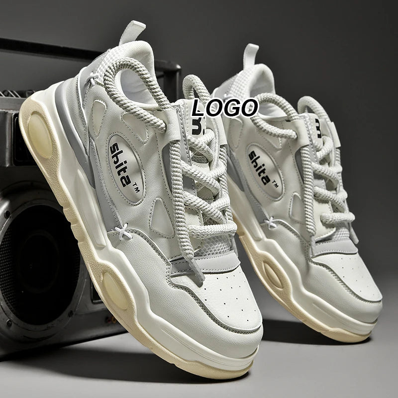 Custom Men Sport Sneakers Basketball Casual Walking Style Shoes for Men New Styles
