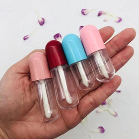 In Stock 2ml Capsule Shape Lip Gloss Empty Bottle Lip Gloss Bottle Lip Dye Liquid Bottle High Quality