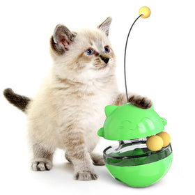 ZMaker Wholesale New Cats Teaser Toy Ball Catnip Interactive Pet Leaking Food Toys