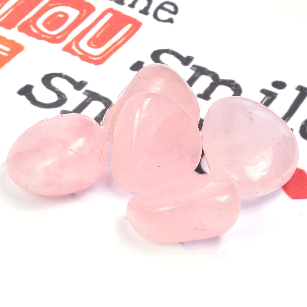 Wholesale Natural Polished Crystals Healing Stone Tumbled Stones Rose Crystal Gravel Chips