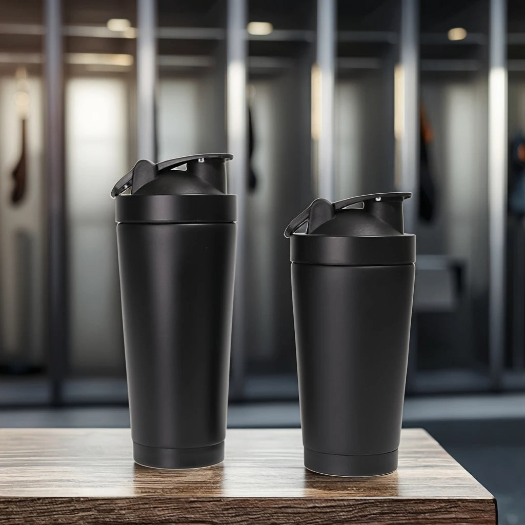 Wholesale 25oz Double Wall Insulated Stainless Steel 304 Gym Sport Tumbler 600ml Protein Shaker Bottle Eco-Friendly Tea Infuser