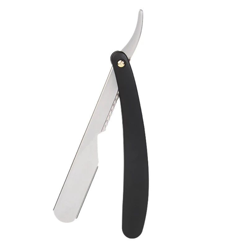 Folding Shaving Knife Shave Beard Cutter Manual Shaver Professional Stainless Steel Sharp Salon Razor Holder
