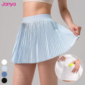 Janya Women's False 2 Piece Sports Skirt Custom Logo Quick Dry Breathable Tennis Wear Organ Pleated Golf Tennis Skirt for Adults