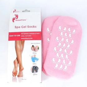 Soft Cotton Gel Moisturizing Sock Foot Gel Spa Gloves and Socks