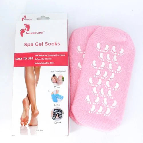 Soft Cotton Gel Moisturizing Sock Foot Gel Spa Gloves and Socks