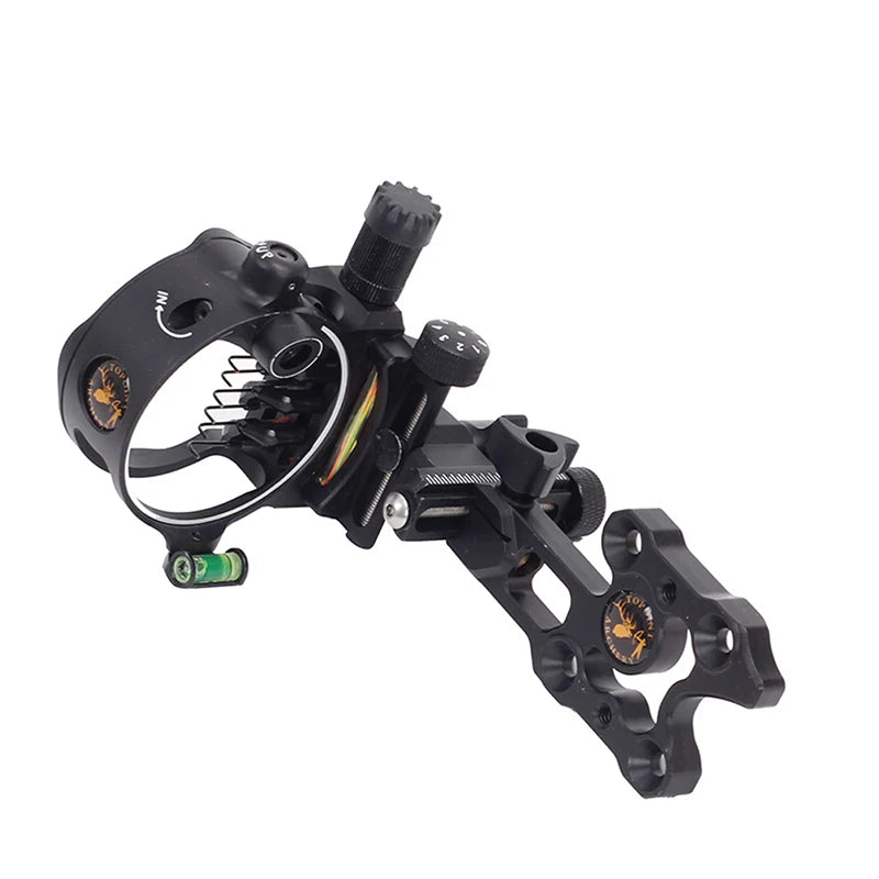 Archery 7pin Bow Sight Compound Bow Black Sights Aluminum Adjustable Bow Sight Hunting Accessories