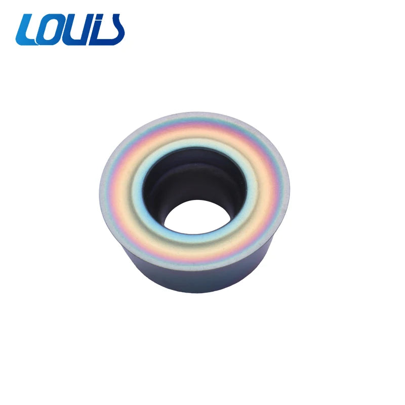 Louis OEM Customizable Titanium Alloy Milling Cutter Inserts RPMW1003M0-S RPMW1003 RPMW R5 S PVD for Quenched Stainless Steel