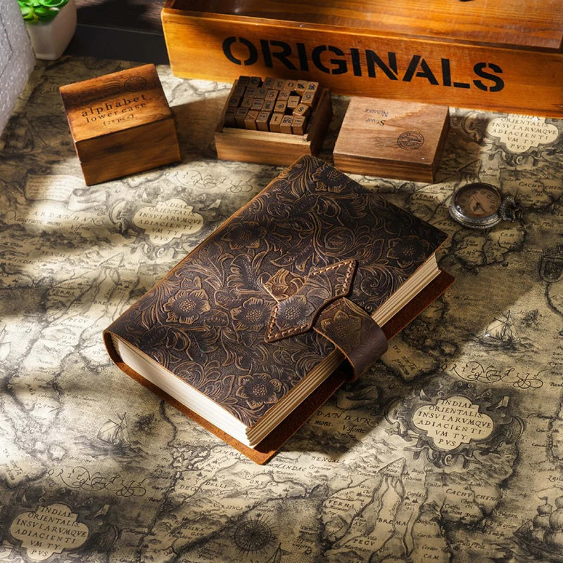 Promotional Luxury Gifts GENUINE Leather Business Notebook WITH TAPE for ETSY