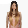 Hot Selling Hairline Cosplay Hair Synthetic Wigs for Black Women Heat Resistant Straight 613 Orange Blonde Lace Front Wigs