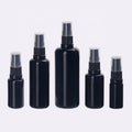 Black Cosmetic Bottle 10 ml 15 ml Empty Black Glass Bottle 30 ml 50 ml 100 ml Serum Pump Bottle for Cosmetic Package