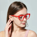 New Fashion Rivet Cat Eyewear Frames Women Clear Myopia Eyeglasses clear Frame Glasses Spectacle Frames Eye Glasses Optical