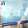 Anti Scratch Soft Moisture Proof Self Adhesive PE Protective Film with 0.02-0.15mm Thickness for Window Glass ShengFa Brand