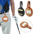 Custom Portable Sport Women Men Carrier Belt Clip Leather Tees Holder Storage Bag for Golf Gifts