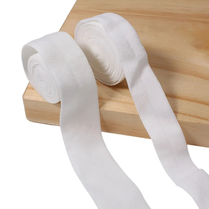 Factory Wholesale Foldover Elastics 5/8 Custom rainbow 25mm Foldover Elastic Tape for Garment