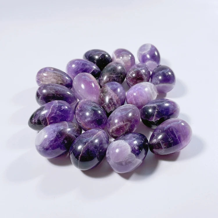 Huiying Wholesale Natural Amethyst Crystal Yoni Egg Jade Eggs