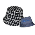 Colorful Reversible Cotton Bucket Hat for Men Wholesale Adult Fisherman Design Custom Embroidery Black & White Summer Season