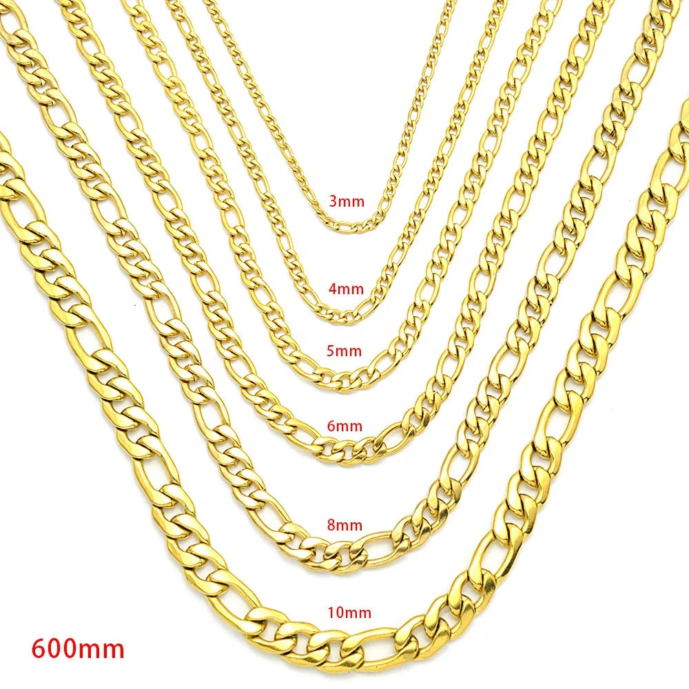 Wholesale Fashion 10mm 12mm Hip Hop 14k Gold Plated Stainless Steel Hip Hop Miami Cuban Link Chain