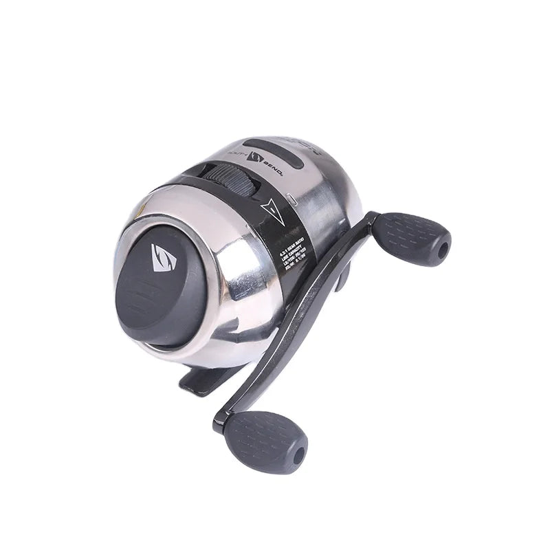 SBP20 Outdoor Fish Shooter Fishing Reel Set Slingshot Wrist Fish Dart Wheel Enclosed Stainless Steel Fish Reel Fishing Reel