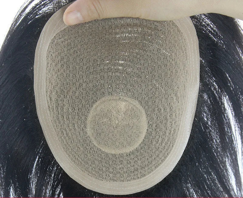 ML Silk Base Toppers Hair Man Toupee Cuticle Aligned Hair Dobdle  Manunited  Human Hair Wigs Clip in Toupee