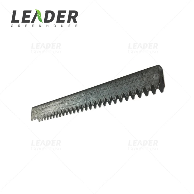 Tunnel Agricultural Greenhouse Window Ventilation 1050mm/1250mm/1450mm Rack Galvanized Rack and Pinion Gears