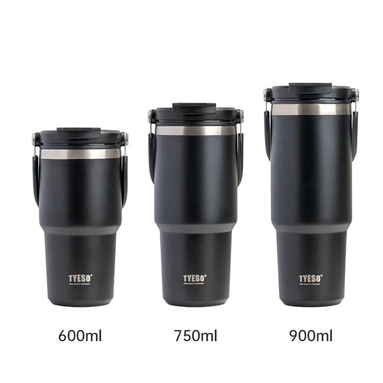 2023 HOT SALE  30oz VACUUM INSULATED TUMBLER THERMAL COFFEE CUP LARGE TRAVEL MUG WITH with Handle and PC STRAW