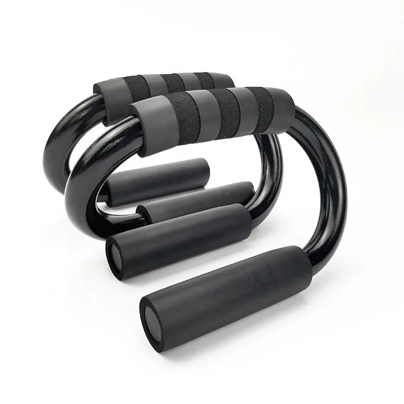 Strong Steel Non-Slip Push up Stands Home Gym Strength Training Exercise Equipment with Foam Padded Grips