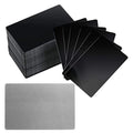 Wholesale Blank Aluminum Stainless Steel Laser DIY Custom Printing Colorful Metal Copper Business Cards Thank You Cards Luxury