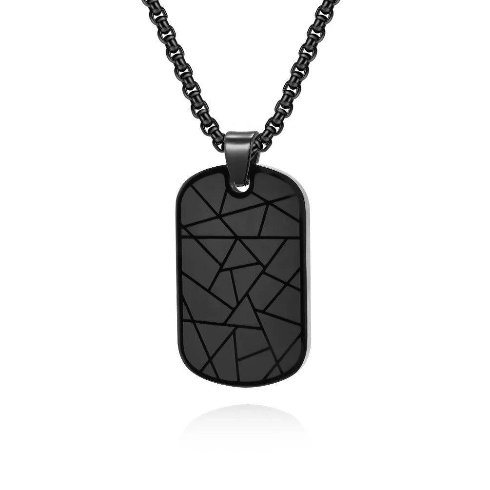 Hot Sale Men's Pendant Fashion Trendy Pendant Clavicle Titanium Steel Necklace in Stock Wholesale