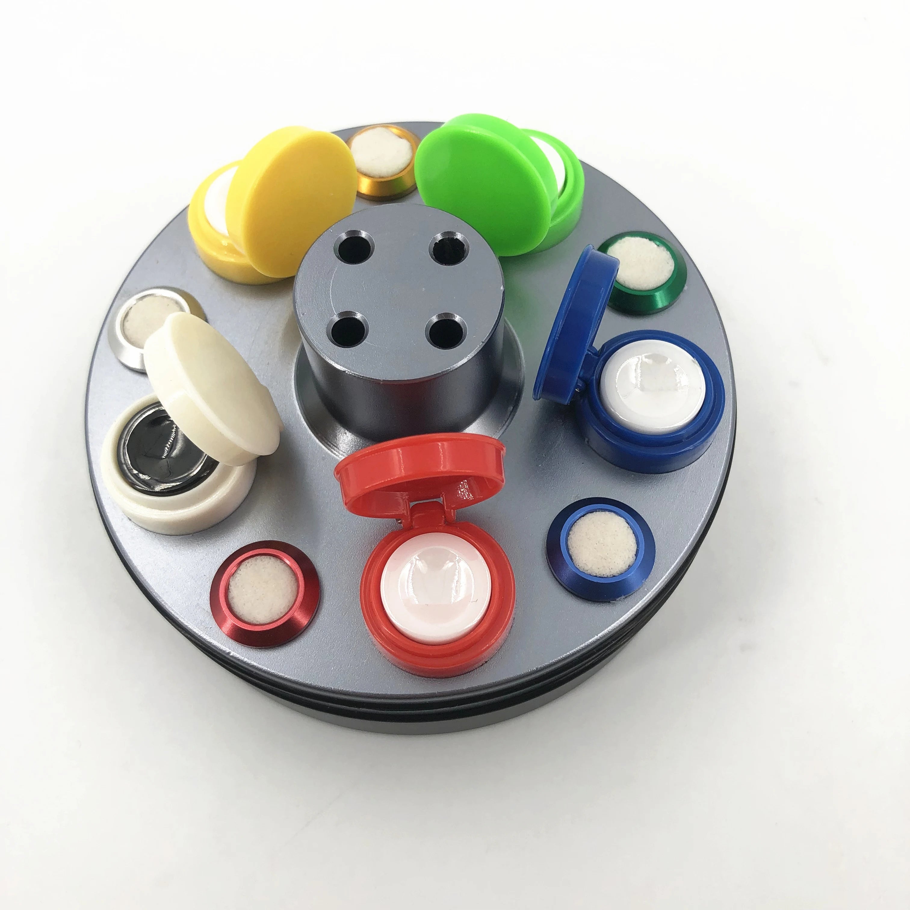 Good Quality Watch Oil Sump with Cover Round 5 Disc Watch Oil Immersion Tool Watch Oil Sump Repair Parts Maintenance