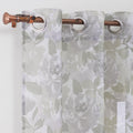 Factory Floral Design Modern Customizable Blackout Flame Retardant Breathable Polyester Living Room Window Decor Sheer Organza
