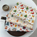 20*20 130GSM 100% Cotton Christmas Cotton Fabric Woven Digital Printing for Shirts Dresses DIY