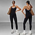 Custom Quick Dry Breathable 4-Way Stretch Yoga Jumpsuit for Women Gym Wear