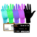 Factory Wholesale Beauty Salon Nail Art Clean Food Service Tattoo Make up Powder Latex Free Pure Nitrile Gloves Disposable Glove