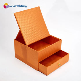 Personalized Wholesale Custom Logo Printed Luxury Square Double Layer Gifts Packaging Box