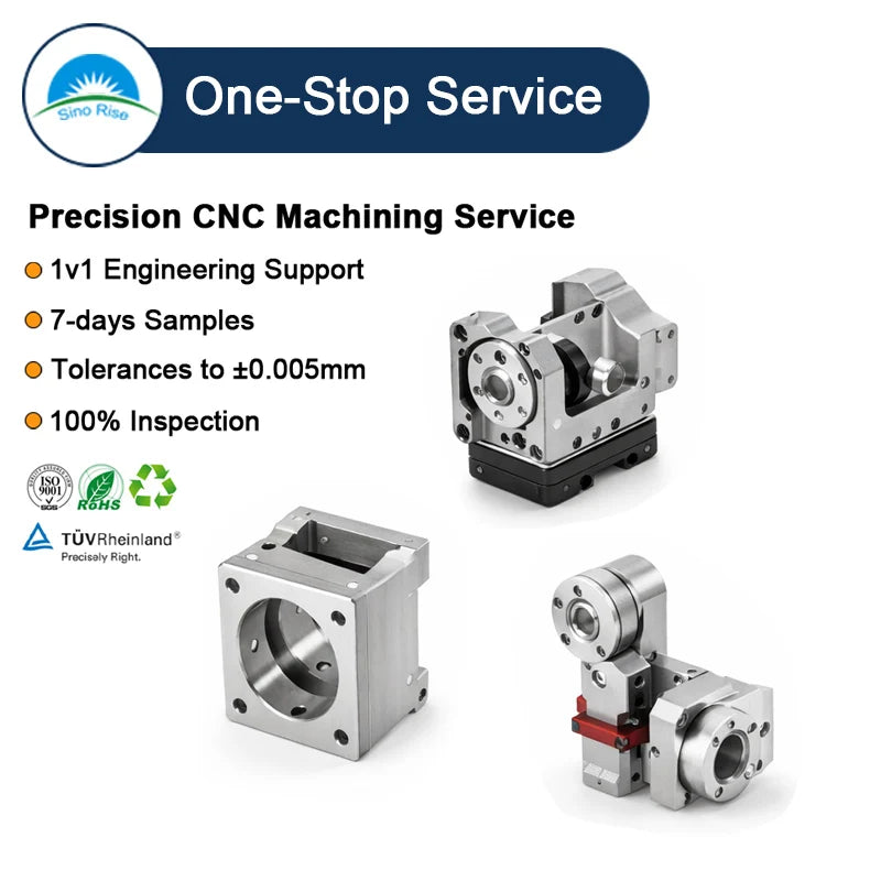 High Precision 5 Axis CNC Machining Humanoid Robot Parts Custom Aluminum Alloy Robot Joint Components MegaBDM