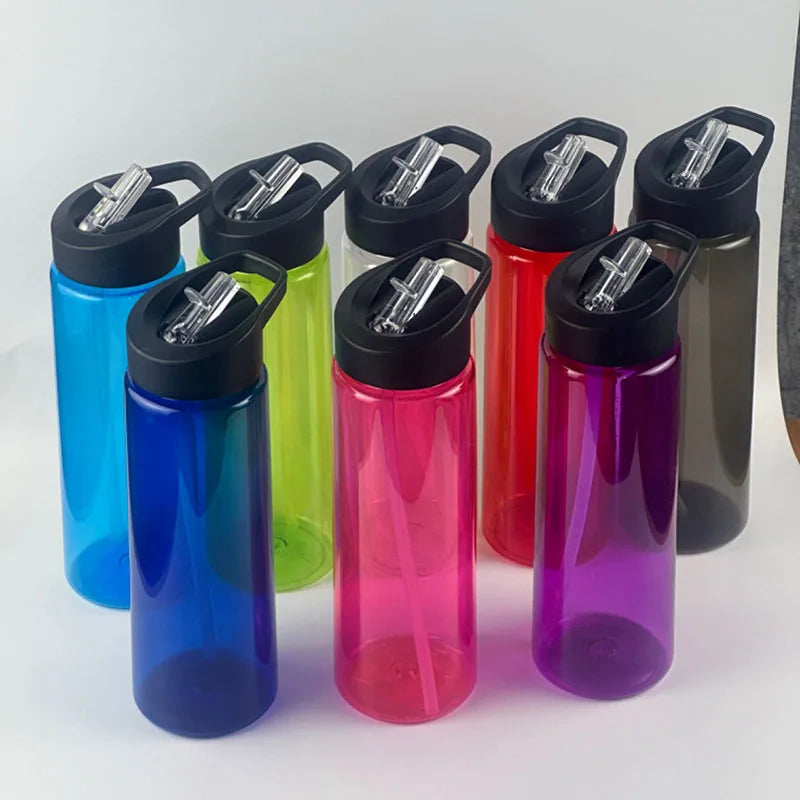 700ml Bpa Free Custom Plastic Sports Water Bottle With Straw for Outdoor Travel Water Bottle