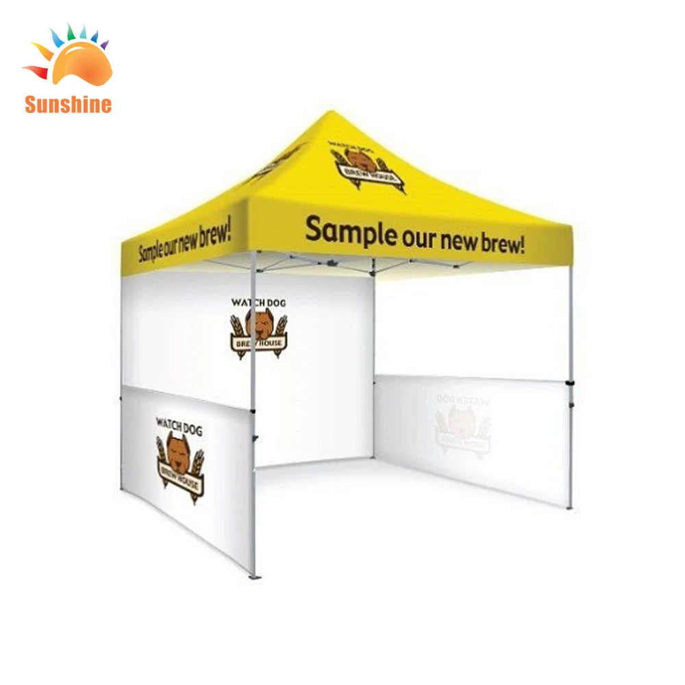 Wholesale Portable 10x20 10x10 Aluminum Canopy Tent Custom Printed Waterproof Folding Design for Outdoor Food Stall Market